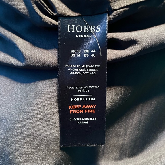 Hobbs Cotton Two Tone Pencil Dress - Picture 8 of 11